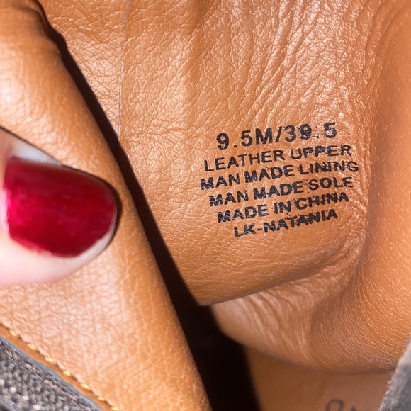 Lucky Brand Basel dark brown suede leather upper booties - Picture 7 of 8